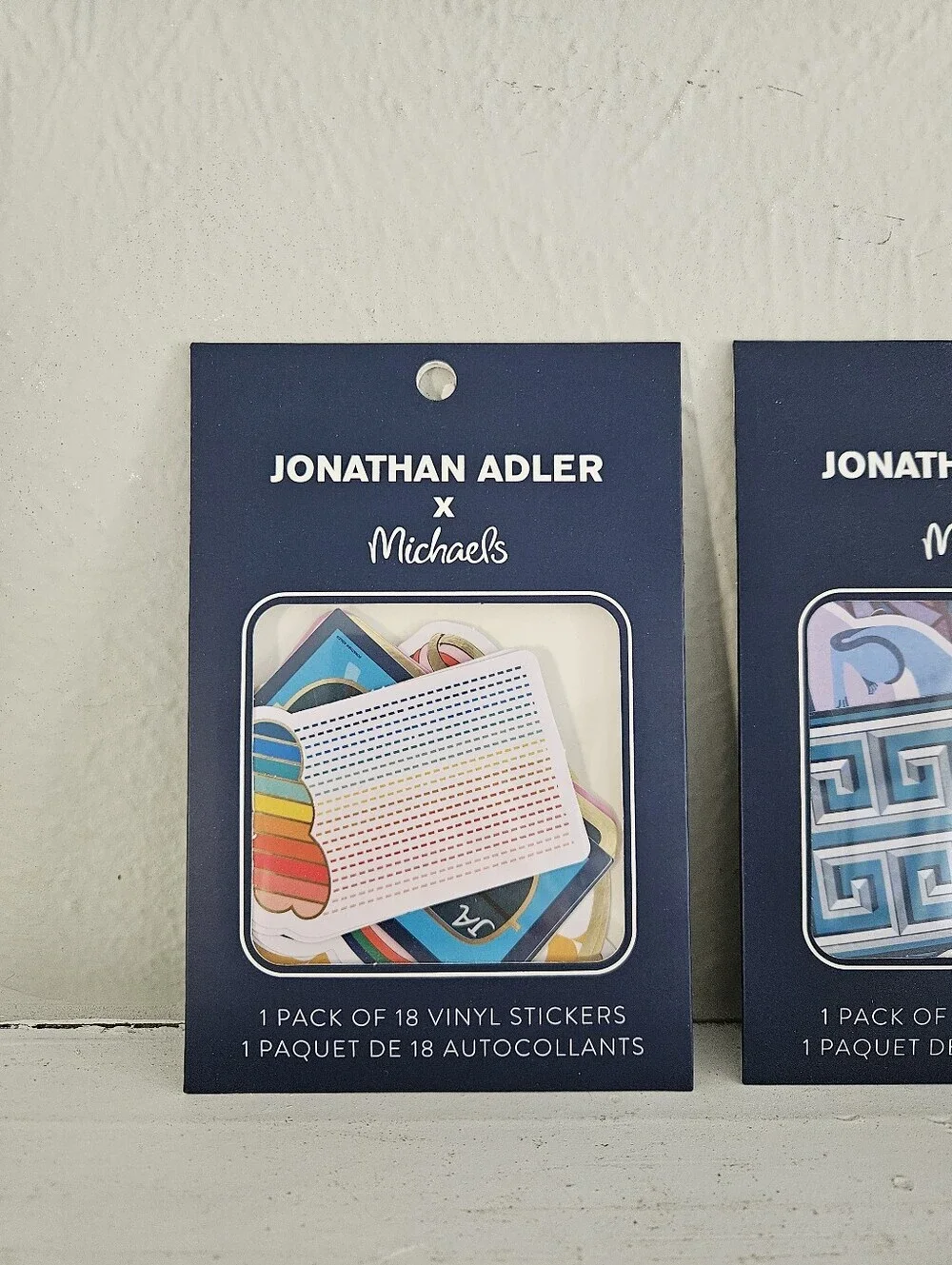 NWT- Michaels X Jonathan Adler Deco Deluxe Vinyl Stickers- 3 Packs